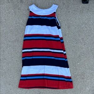 Tommy Hilfiger Kids Dress with Red and Blue Stripes